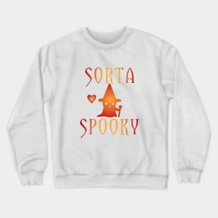 Sorta Spooky Cute Ghost Crewneck Sweatshirt